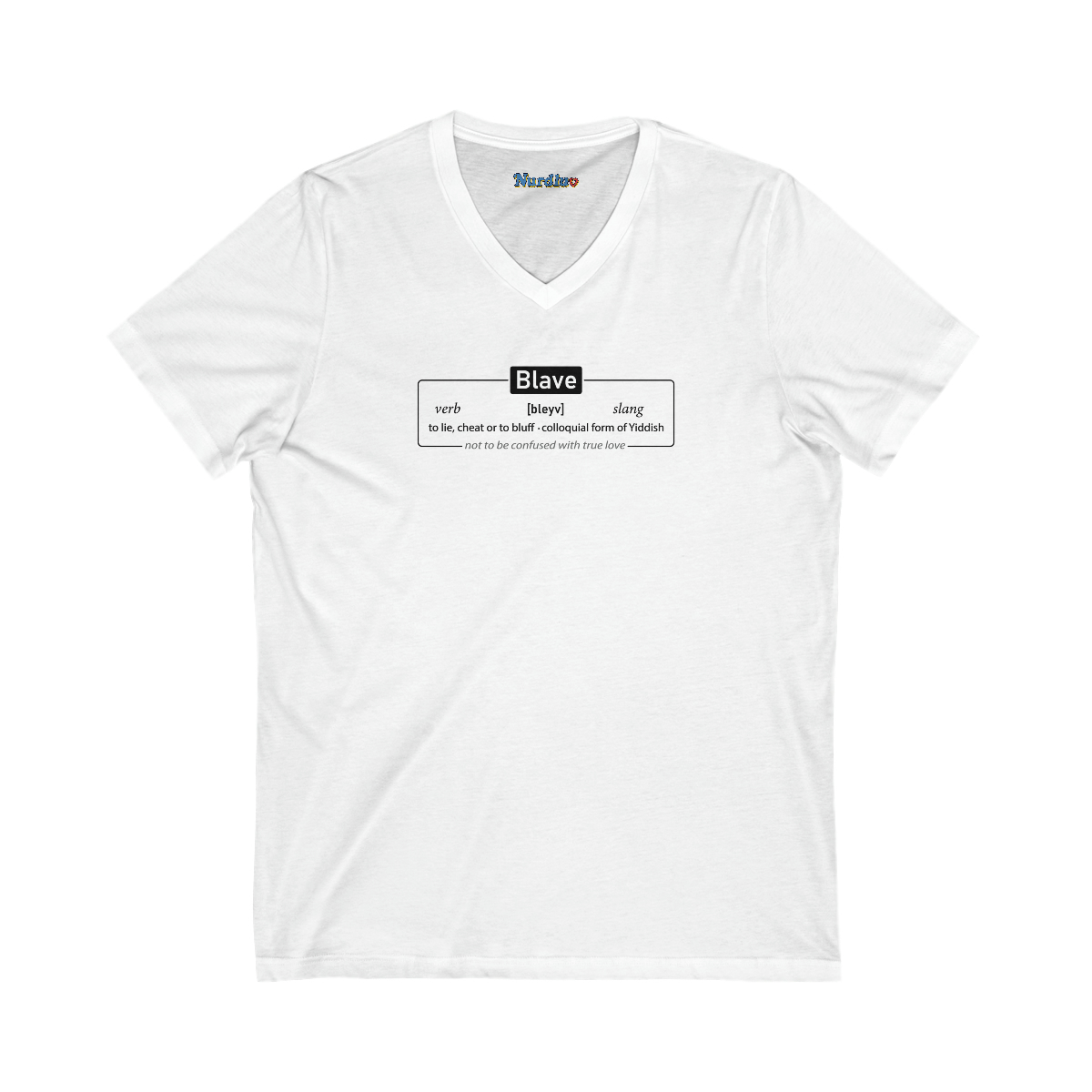 Blave (light shirts) - Unisex Jersey Short Sleeve V-Neck Tee