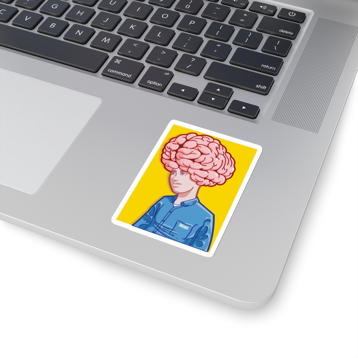 Big Brain - Kiss-Cut Sticker