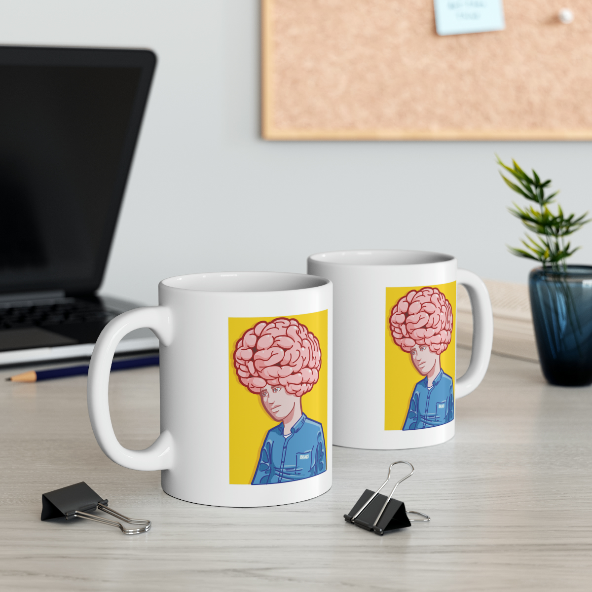 Big Brain - Ceramic Mug, 11oz